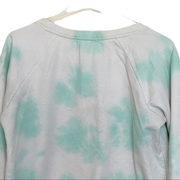 Forever21 Mint Green and White Long Sleeve Sweatshirt Size Medium - Picture 4 of 5